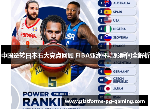 中国逆转日本五大亮点回顾 FIBA亚洲杯精彩瞬间全解析