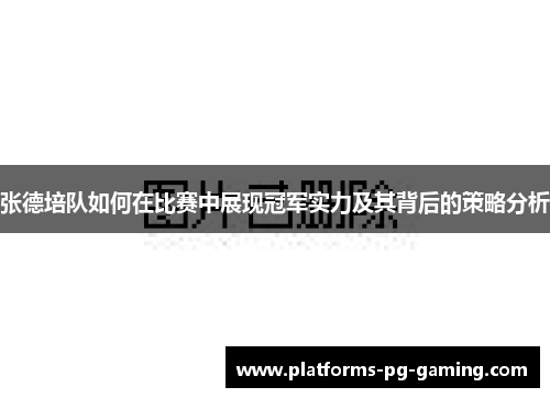 张德培队如何在比赛中展现冠军实力及其背后的策略分析
